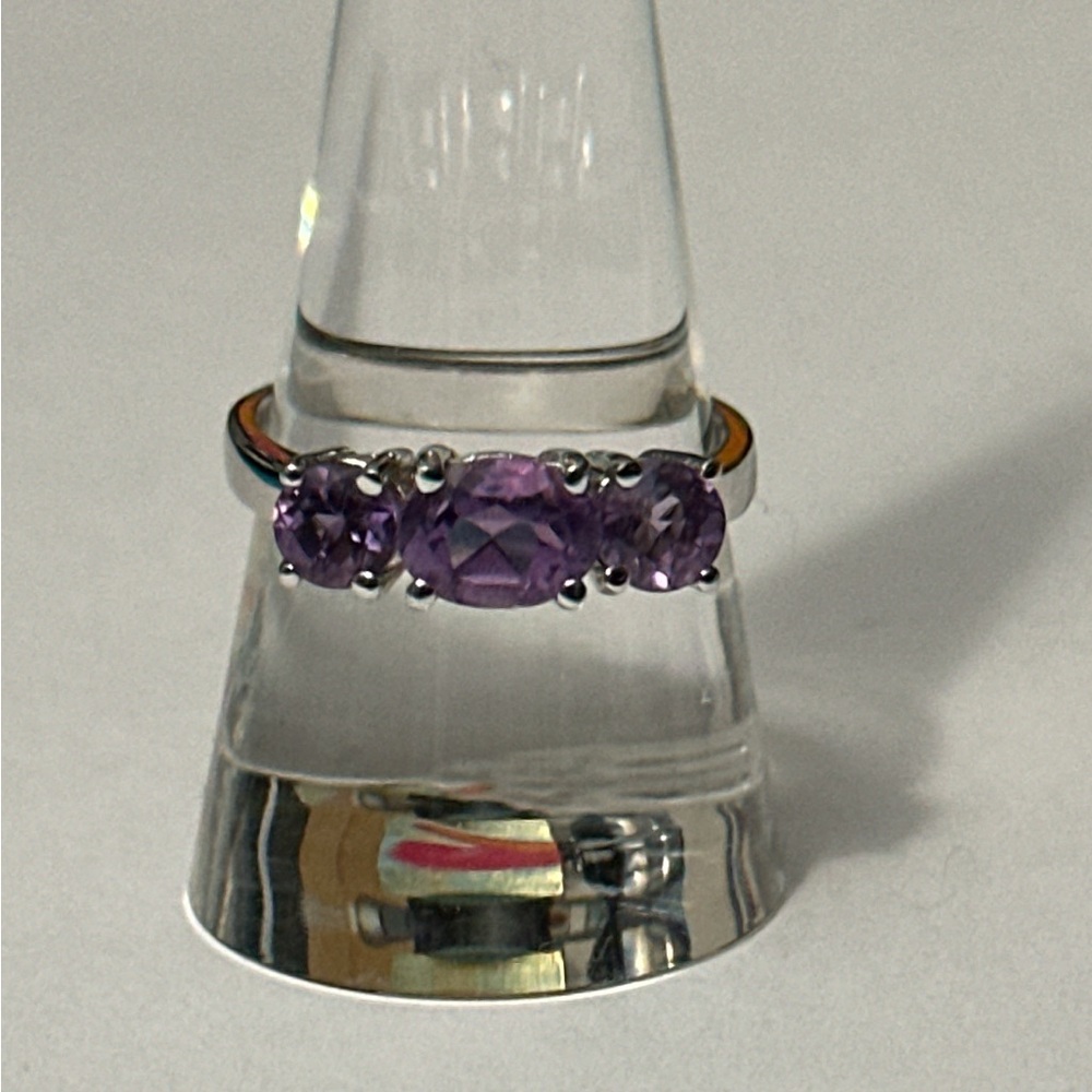 925 Silver Amethyst Ring